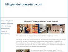 Tablet Screenshot of filing-and-storage-info.com